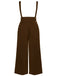 [Pre-Sale] Brown 1930s Solid Suspender Pants