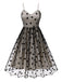Heart 1950s Mesh Sling Dress