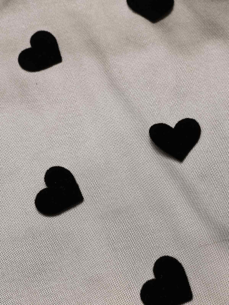Heart 1950s Mesh Sling Dress