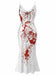 Pink 1930s Halloween Blood Fishtail Dress