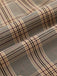 [US Warehouse] Gray 1960s Plaid Lace Pencil Dress