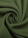 Green 1940s Solid Belted Slit Dress