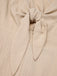 Light Khaki 1930s Tie V-Neck Jumpsuit