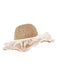 Handmade Ruffia Straw Organza Sun Hat
