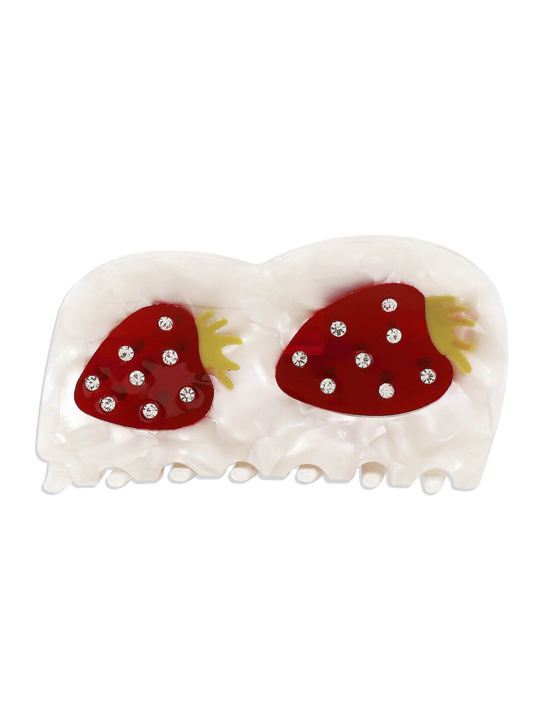 Retro Fruit Plastic Hair Claw Clip