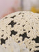 Vintage Hand-Woven Crochet Turban Hat