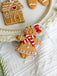 Vintage Christmas Gingerbread Man Ornaments