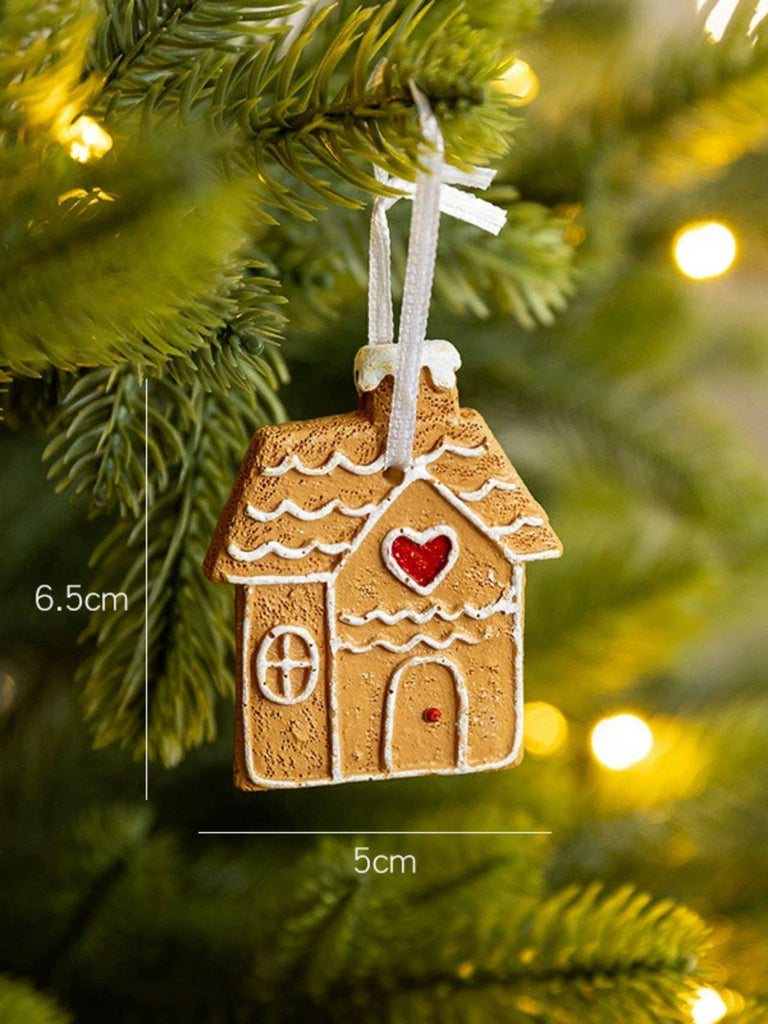 Vintage Christmas Gingerbread Man Ornaments