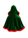 1950s Christmas Velvet Hooded Mini Cape