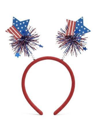 Patriotic Flag Bow Hair Clip