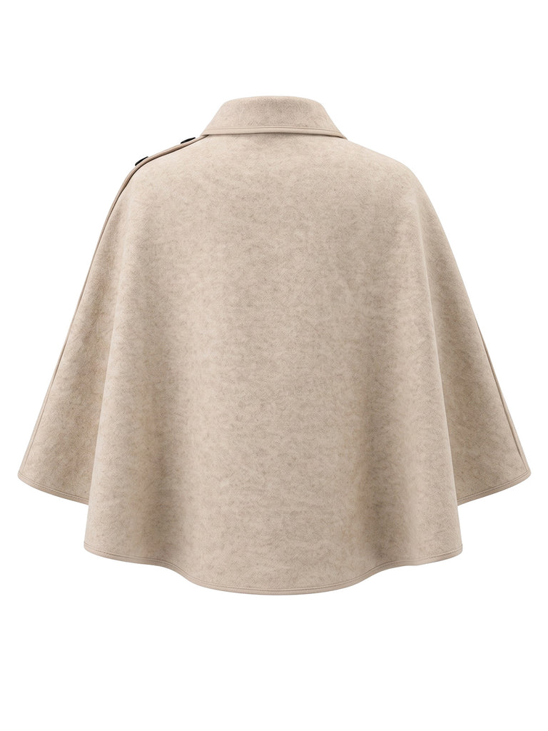 Relaxed Fit Draped Cape Wrap Shawl 2