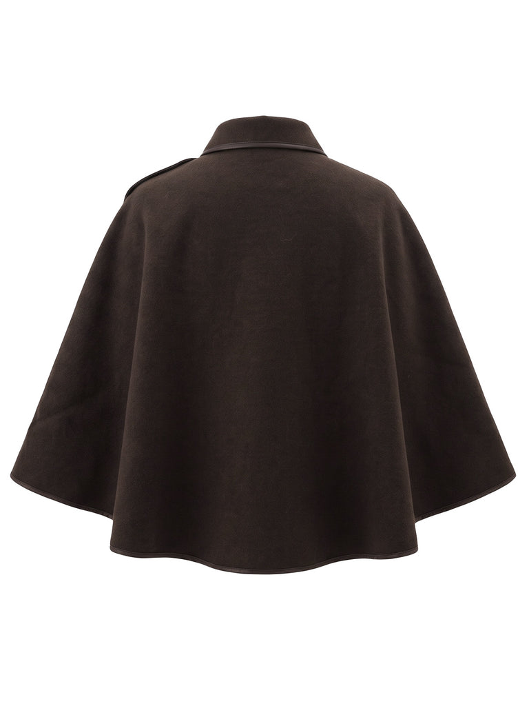 Relaxed Fit Draped Cape Wrap Shawl 4