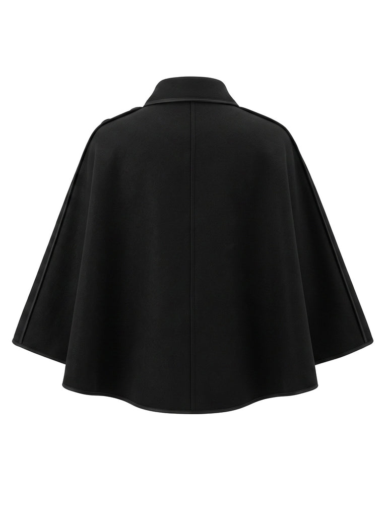 Relaxed Fit Draped Cape Wrap Shawl 6