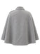 Relaxed Fit Draped Cape Wrap Shawl 8