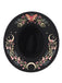 Black Halloween Print Gothic Hat