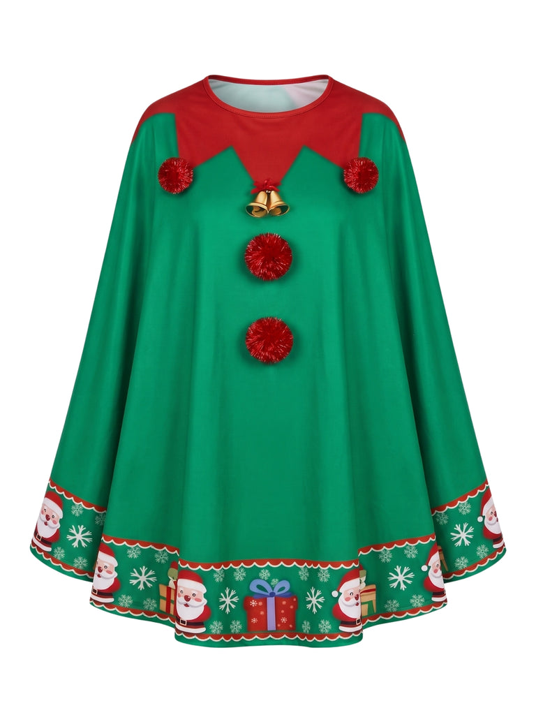 Green 1940s Christmas Top 1