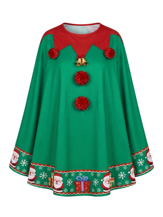 Green 1940s Christmas Top 1