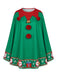 Green 1940s Christmas Top 1