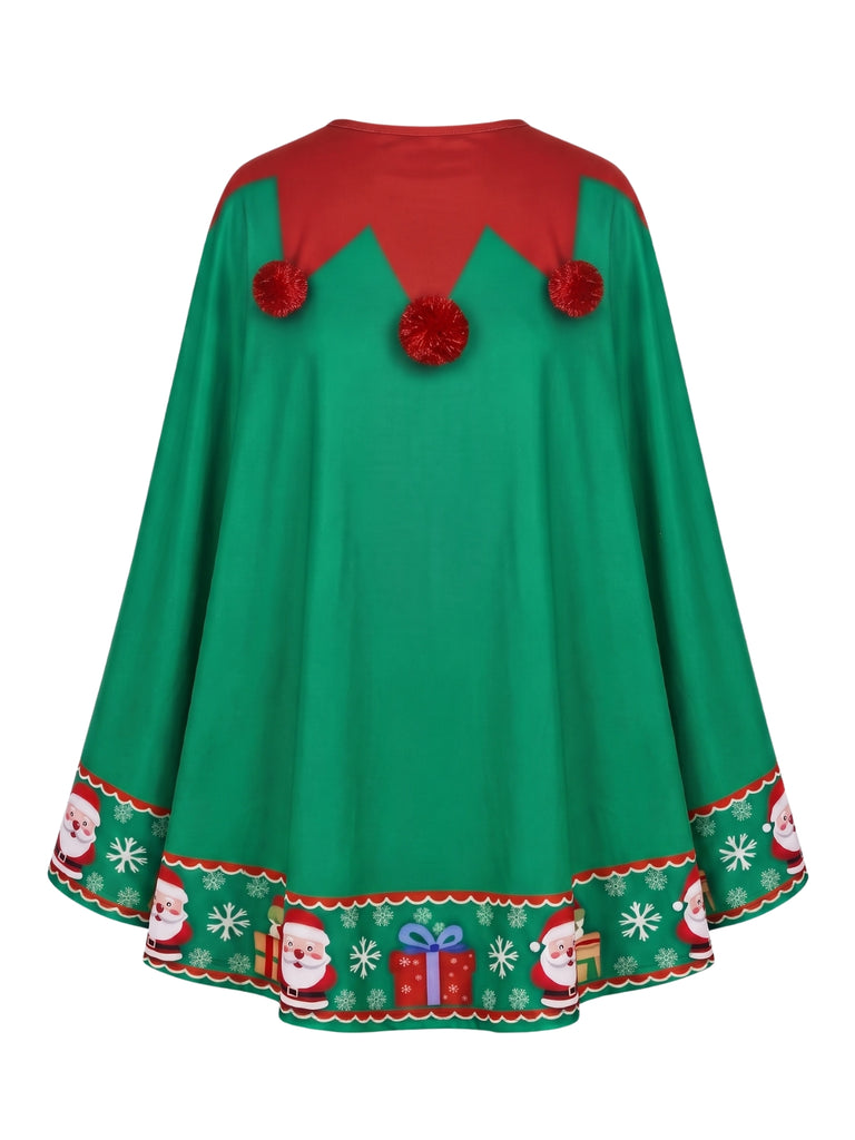 Green 1940s Christmas Top 2