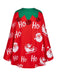 Green 1940s Christmas Top 4