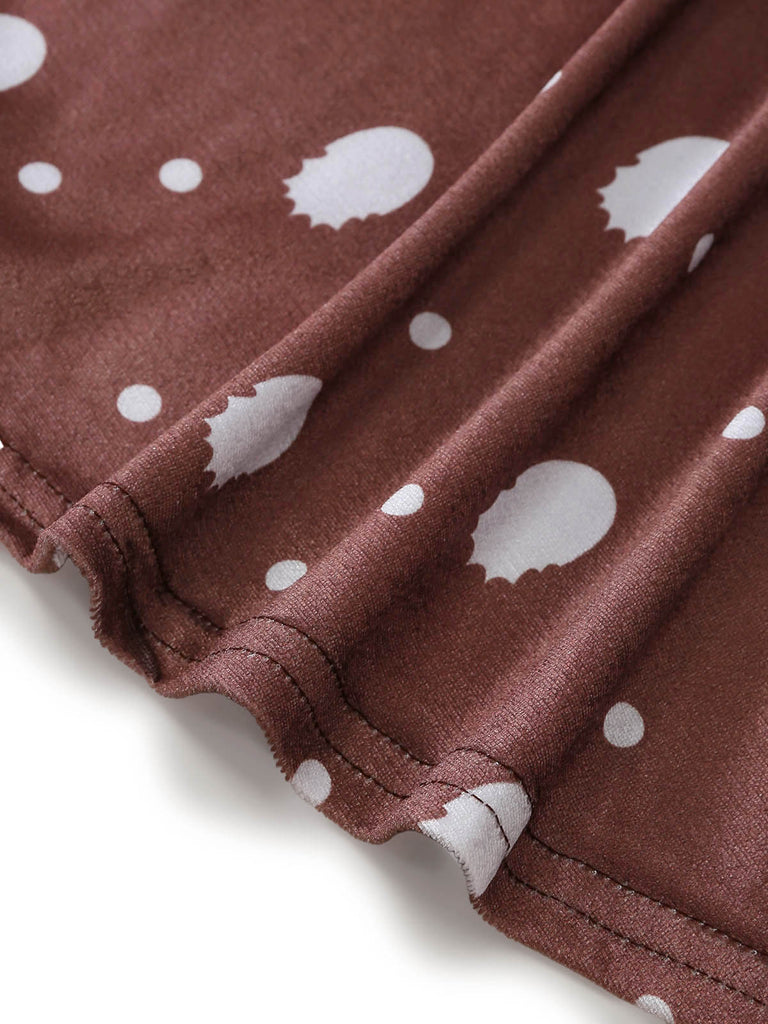Christmas Spotted Reindeer Hooded Cape Costume 7