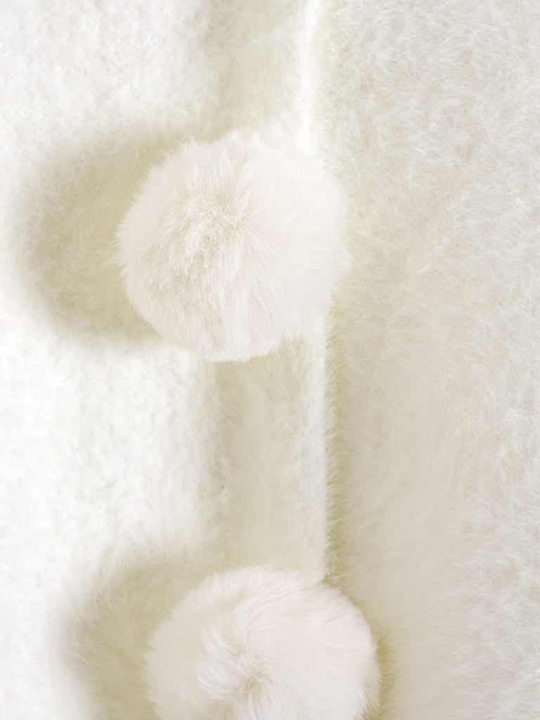 Faux Fur Collar Capelet Wrap Shawl 3