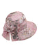 Bowknot Floral Wide Trim Sun Hat