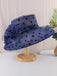 Elegant Polka Dot Organza Sun Hat