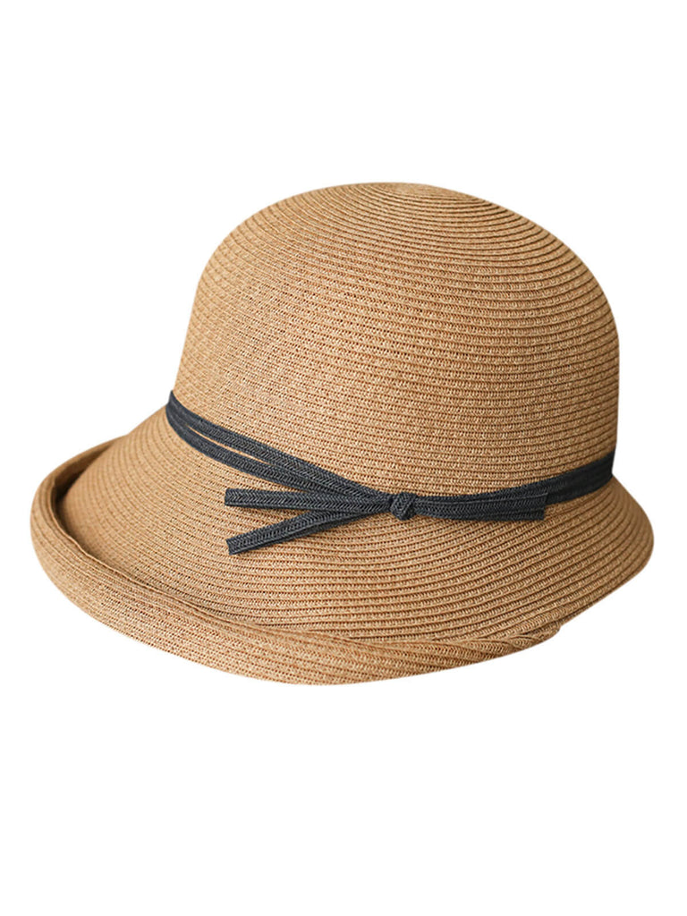 Vintage Foldable Straw Sun Hat