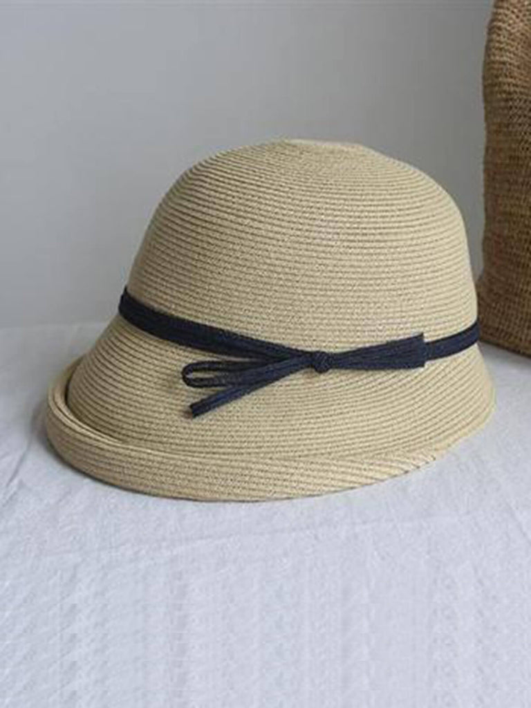 Vintage Foldable Straw Sun Hat