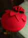 Vintage Floral Decor Mesh Woolen Hat