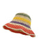 Vintage Multicolor Contrast Sun Hat