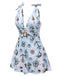 [US Warehouse] 1930s Strap Bowknot One-piece Swimsuit