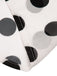 Black&White 1960s Polka Dots Long Cover-up