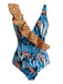 Leopard 1960s Ruffle Polka Dot Swimsuit & Cover-up