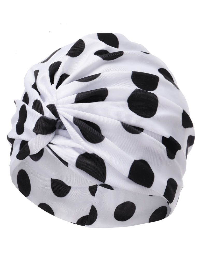 Polka Dots Vintage Swimming Cap
