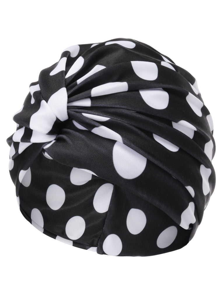 Polka Dots Vintage Swimming Cap