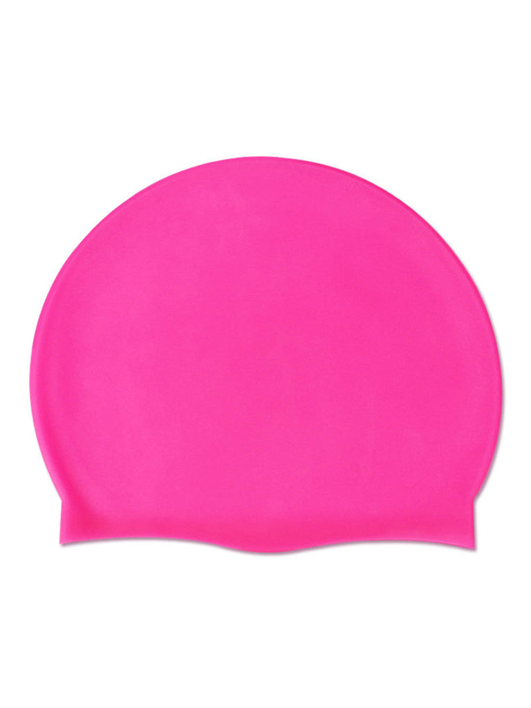 Elastic Silicone Solid Swimming Cap