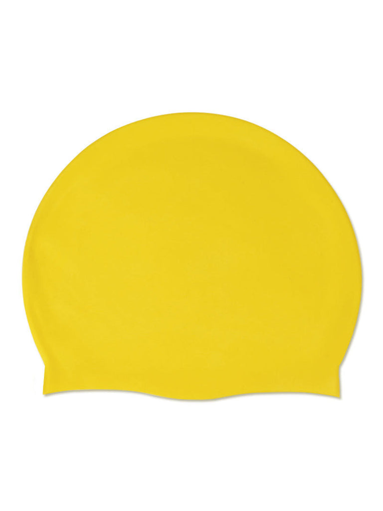 Elastic Silicone Solid Swimming Cap