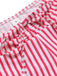 1930s Drawstring Straps Vertical Stripe Boxer Bikini