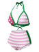 [Pre-Sale] Pink 1950s Stars & Stripes Halter Swimsuit