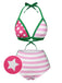 [Pre-Sale] Pink 1950s Stars & Stripes Halter Swimsuit