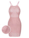 [Pre-Sale] Pink 1960s Knitted Mesh Cover-Up