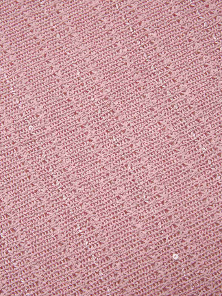 [Pre-Sale] Pink 1960s Knitted Mesh Cover-Up