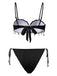 1950s Spaghetti Strap Beach Seashell Starfish Bikini