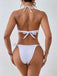 1950s Halter Shell Pearl Bikini Set