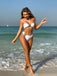 1960s Starfish Lace-Up Halter Bikini Set