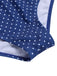 [Pre-Sale] Blue 1950s Ruffle Halter Polka Dots Swimsuit