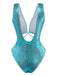Elegant 1970s Vintage V Neck Swimsuit 9