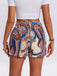 Elegant 1970s Vintage Floral Shorts 3